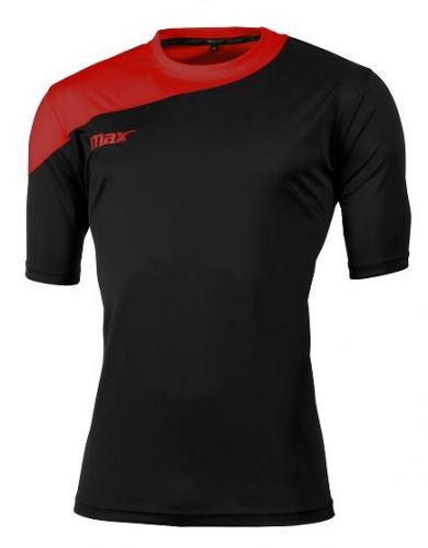 Max Sport Trikot Vostok schwarz-rot